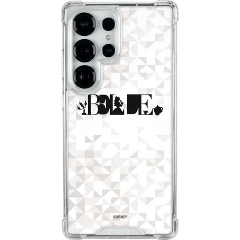 Disney Princess Belle Chromatic Galaxy S25 Ultra Clear Case